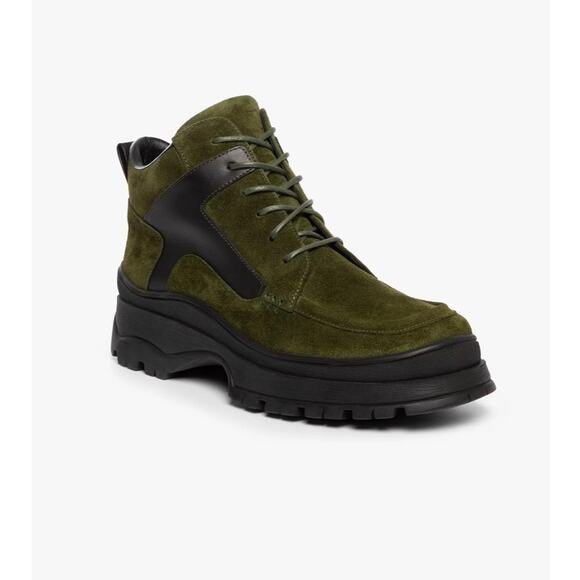 Staud women’s boots Rocky Boot in Olive Suede ($475) RARE find size 6.5 US/37 - Picture 1 of 7